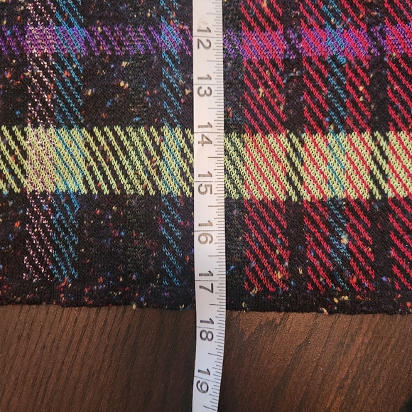 Vibrant Plaid Pencil Mini Skirt: Anthropologie - Cecilia Prado - Picture 10 of 11